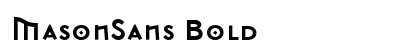 MasonSans Bold preview