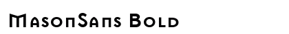 MasonSans Bold preview