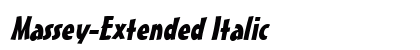 Massey-Extended Italic preview