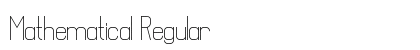 Mathematical Regular preview