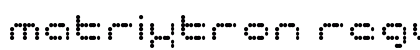 matrixtron Regular preview