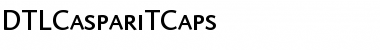 DTLCaspariTCaps Font