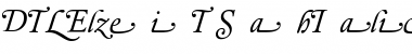 DTLElzevirT Font