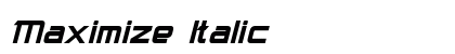 Maximize Italic preview