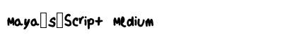 Maya_s_Script Medium preview