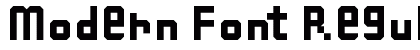 Modern Font Regular preview