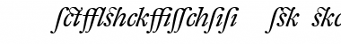 DTLFleischmannT Italic Font DTLFleischmannT Italic Font