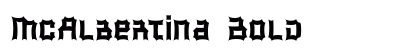 McAlbertina Bold preview