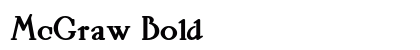 McGraw Bold preview