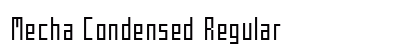 Mecha Condensed Regular Preview