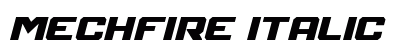 Mechfire Italic preview