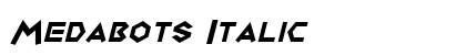 Medabots Italic preview