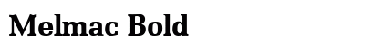 Melmac Bold preview