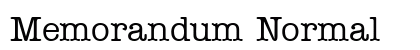 Memorandum Normal Preview