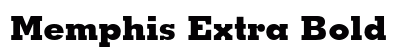 Memphis Extra Bold Preview