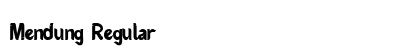 Mendung Regular preview
