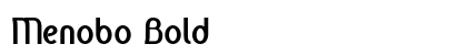 Menobo Bold Preview