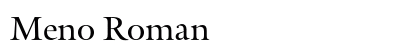Meno Roman Preview