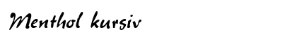 Menthol kursiv preview