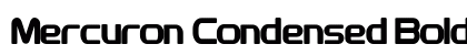 Mercuron Condensed Bold Preview