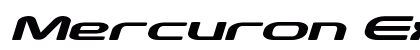 Mercuron Extra-expanded Italic preview
