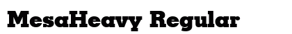 MesaHeavy Regular preview