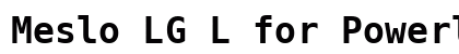 Meslo LG L for Powerline Bold preview