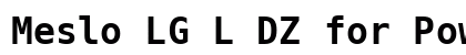 Meslo LG L DZ for Powerline Bold preview