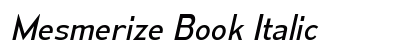 Mesmerize Book Italic Preview