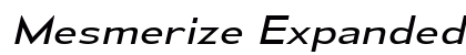 Mesmerize Expanded Book Italic Preview