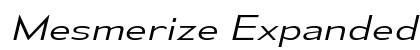 Mesmerize Expanded Light Italic Preview