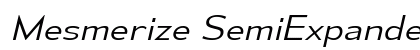 Mesmerize SemiExpanded Light Italic Preview