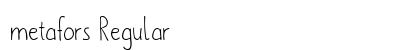 metafors Regular preview