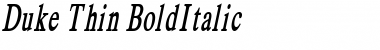 Duke Thin Font
