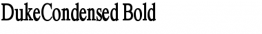 DukeCondensed Font