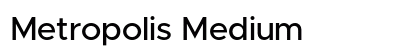 Metropolis Medium preview