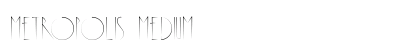 Metropolis Medium preview