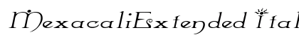 MexacaliExtended Italic Preview