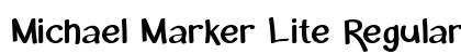 Michael Marker Lite Regular preview