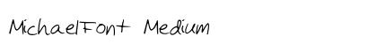MichaelFont Medium preview