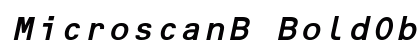 MicroscanB BoldOblique preview