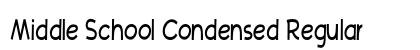 Middle School Condensed Regular Preview