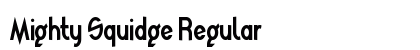 Mighty Squidge Regular preview