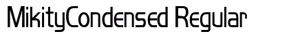 MikityCondensed Regular preview
