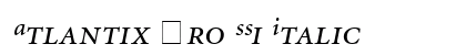 Atlantix Pro SSi Italic Preview