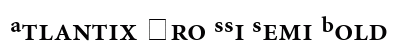 Atlantix Pro SSi Semi Bold preview
