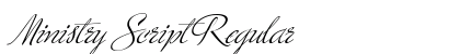 Ministry Script Regular preview