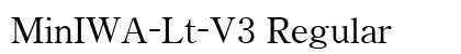 MinIWA-Lt-V3 Regular preview