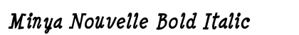 Minya Nouvelle Bold Italic Preview