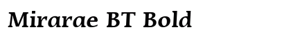 Mirarae BT Bold preview